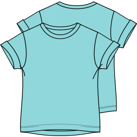 Fashion sewing patterns for T-Shirt 7746